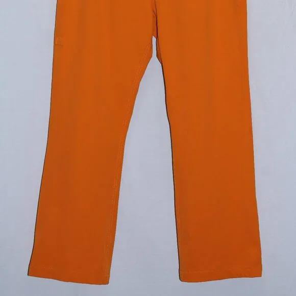 Alberto Golf Pants Mens 32x29 Orange 3XDry Cooler by Alex Cejka Y2K Vintage - Picture 2 of 8